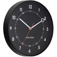 Karlsson seinäkello Fresco black KA6038BK
