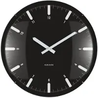 Karlsson Wall Clock Realista Dome White - Black - Ø 35 CM