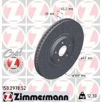 ZIMMERMANN Jarrulevy (1kpl) 150.2978.52