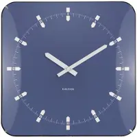 Karlsson seinäkello Sucinto Dome square navy blue KA6085BL