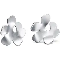 Kalevala Koru x Marimekko Unikko-korvakorut mini hopea 261001203T