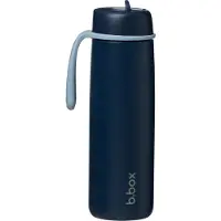 B.Box Stainless Steel Thermos Bottle termospullo sisältää pillin Midnight 1 kpl