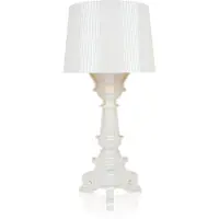 Kartell Pöytävalaisin , Bourgie, himmennettävä, Valkoinen, Olohuone, Muovi, Design