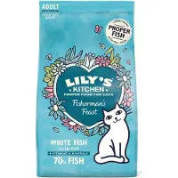 Lily's Kitchen 2kg Cat vaalea kala & lohi kissan kuivaruoka