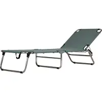 Fiam Amigo aurinkotuoli Kangas sage green-aluminium