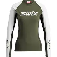 Swix Women’s RaceX Dry Long Sleeve Olive/ Agave Green Kerrasto yläosat XL