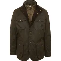 Barbour Ogston Wax Jacket - Khaki green - S