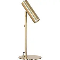House Nordic Nida - Lamp, Brass, 200 Cm Fabric Cord - Gold - 47X20X20CM