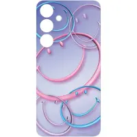 Samsung Smiley Flipsuit Card for Galaxy S24+ Mirror Purple