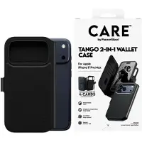 CARE by PanzerGlass CARE Tango MagSafe, iPhone 17 Pro Max - 2-in-1 lompakkokotelo, musta