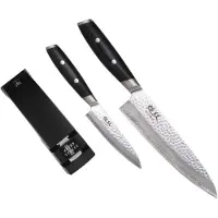 Yaxell Tsuchimon 36753, 3-piece gift set chef's knife, utility knife and knife sharpener