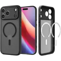 Spigen iPhone 17 Pro Max Ultra Hybrid Mag Kotelo - Pakkanen musta