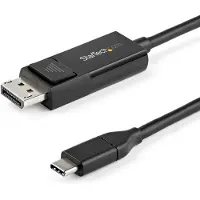 StarTech.com 3.3ft. 1m USB-C to DisplayPort 1.2 Cable - Bi-Directional