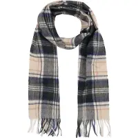 Barbour Unisex New Check Scarf Sand Beige Plaid Kaulahuivit OneSize
