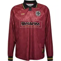 Hummel Hmlloose Bay Soccer Jersey L/S - Burgundy - XS