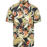 Superdry for man. M4010947A Navy Hawaiian print shirt (L), Casual, Modal, Short sleeve