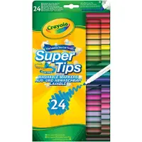 Crayola Super Tips - värikärjet - 24 kpl