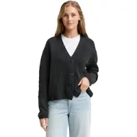 Tom Tailor DENIM Neuletakki antrasiitti