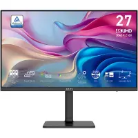 MSI 68,6 cm (27") 3840 x 2160 Pixel 9S6-3PB19H-270 16:9 4K Ultra HD IPS 4 ms 60 Hz HDR DisplayPort HDMI USB-Hub Pivot Height VESA Speaker