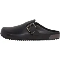 Pepe Jeans for man. PMS900001 Corby leather clogs black (44), Flat, None, Casual