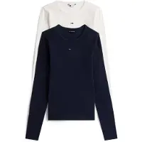 Tommy Hilfiger Tjw 2Pack Slim Essential Rib Ls - Navy - M