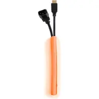 Multibrackets M Universal Cable Sock Self-Wrapping 10 mm 25 m - Kaapelinhallinta, Oranssi