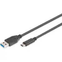 Digitus USB TYPE-C CONNECTION CABLE, TYPE C TO A (AK-300136-010-S)