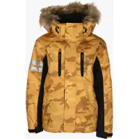 Lindberg Camo Talvitakki, Yellow, 80