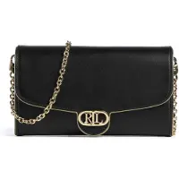 Ralph Lauren Adair Kytkinlompakko Nahka 20 cm Musta