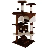 Lionto raapimispuu, 130cm ruskea/beige kissalle