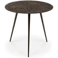 Ethnicraft Luna Sohvapöytä Ø50 cm Whisky