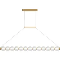 Maytoni Led riippuvalaisin AMULET, Messinki/kulta, Olohuone/ruokailutila, Metalli, Moderni