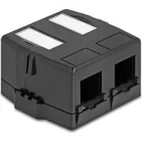DeLOCK 85842, Paikalleen napsautettava kehys, Muovi, Musta, 545 mm, 573 mm, 324 mm