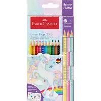 Faber-Castell Värikynät - Kolmionmuotoinen - Grip Unicorn - 10+3 - - OneSize - Värityssarjat