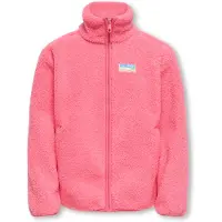Kids Only Kogeva Life Teddy Jacket Cp Otw Noos - Pink - 152