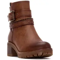 Refresh for woman. 17291801-CAMEL Ankle boots 172918 brown (39), 3 to 5 cm, Zip, Casual