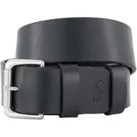Ralph Lauren for man. 405899989002 Leather belt with black roller buckle (34), Casual, Classic