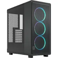 Fractal Design Epoch TG RGB -miditornikotelo RGB-valaistuksella ja ikkunalla, musta