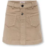 ONLY Kogamazing Global Hw Cord Skirt Pnt Noos - Beige - 164