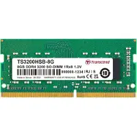 Transcend Branded - DDR4 - module - 8 GB - SO-DIMM 260-pin - 3200 MHz / PC4-25600 - Puskuroimaton