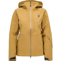 Black Diamond Women's Recon Stretch Shell Flax Laskettelutakit vuorettomat M