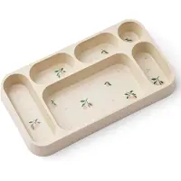 Liewood Mosu Divider Plate - Cream - ONE SIZE