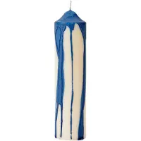 Ferm Living Dryp kynttilä Deep Blue, 20 cm