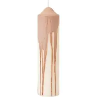 Ferm Living Dryp kynttilä Beige, 20 cm