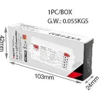 MiBoxer WiFi Controller - 3-in-1 - RGB-CCT - DC12/24V - WiFi - 2.4GHz RF - 12A