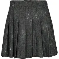 Copenhagen Muse Cmtrina-Skirt Is A Short Skirt In A Premium Material With A Herringbone Pattern - Grey - S