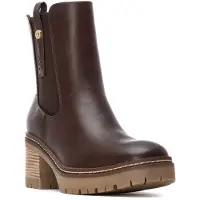Xti for woman. 14445603-MARRON Ankle boots 144456 brown (36), 3 to 5 cm, Zip, Casual