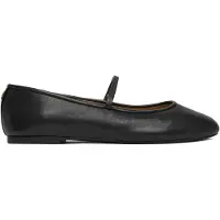 Ralph Lauren Nauhaballerina 'JAYNA' musta