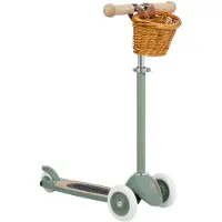 Banwood 3-Wheel Scooter Vintage Cream - Green - ONE SIZE