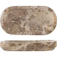 Bloomingville Shao tarjotin marmori 24,5x12,5 cm Luonnollinen